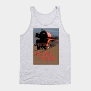 Retro Steam Rail Travel_07 Tank Top